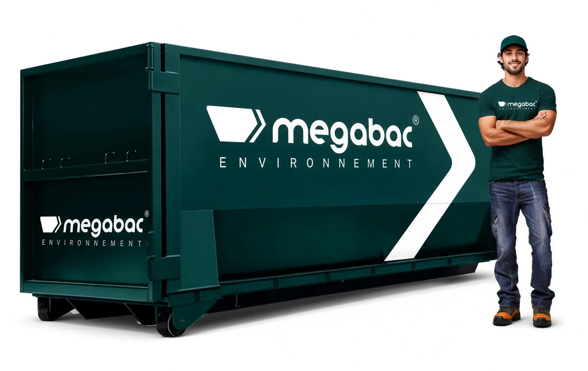 Conteneur de 20 verges cube Megabac