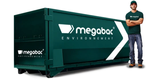 10 cubic yard Megabac dumpster