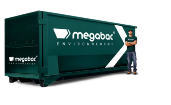 40 cubic yard Megabac dumpster
